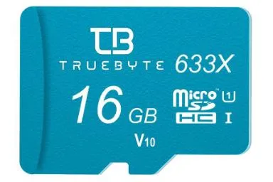 صورة Truebyte MicroSDHC 16GB 633X V10 Class 10