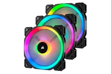مقارنة Asus Rog Strix Xf 120 {request()->input('language_config')['common']['with']} Corsair Ll120 Rgb 3 Pack