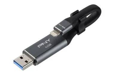 صورة PNY DUO LINK iOS OTG بسعة 64 جيجابايت