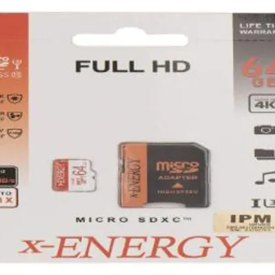 X Energy Ipm Microsdxc Class Uhs I U3 64 Gb