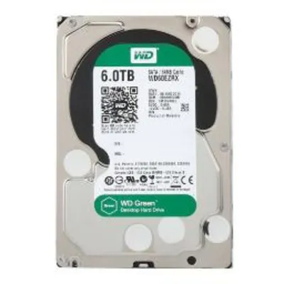 ويسترن ديجيتال Green WD60EZRX سعة 6 تيرابايت