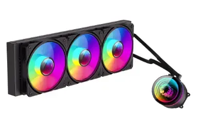 مقارنة Gamemax Iceburg 360 Infinity Black {request()->input('language_config')['common']['with']} Msi Mag Coreliquid C360