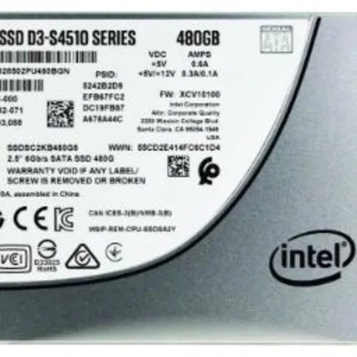 Intel Ssd D3 S4510 Sata 2 5 Inch 480Gb