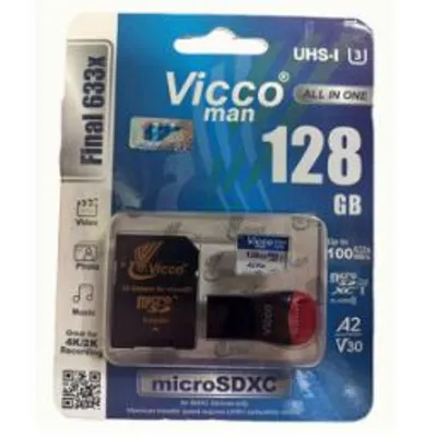 Viccoman 633X Plus Microsdxc Class 10 Uhs I U3 128Gb