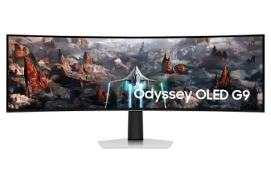 مقارنة Aoc Cu34G2X {request()->input('language_config')['common']['with']} Samsung Odyssey Oled G9 Dqhd