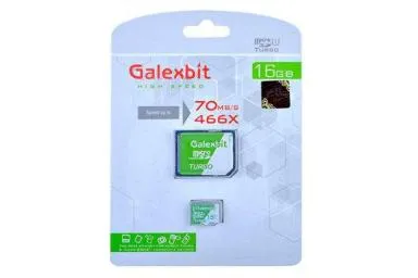 صورة Galaxbit Turbo Microsdhc Class 10 Uhs I U1 16Gb