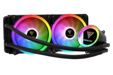 مقارنة Gamedias Chione M2 240R {request()->input('language_config')['common']['with']} Msi Mag Coreliquid C360