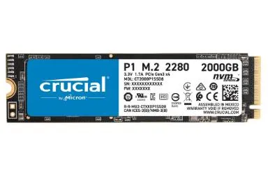 مقارنة Crucial P1 Nvme M2 2Tb {request()->input('language_config')['common']['with']} سامسونج 970 EVO قرص صلب داخلي NVMe M.2