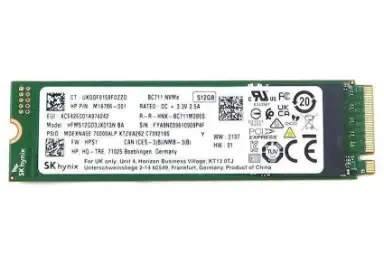 صورة SK Hynix BC711 NVMe M.2 2280 بسعة 512 جيجابايت