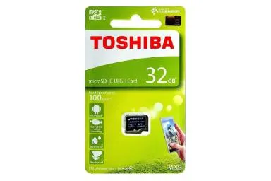 صورة Toshiba microSDHC 32GB M203 Class 10
