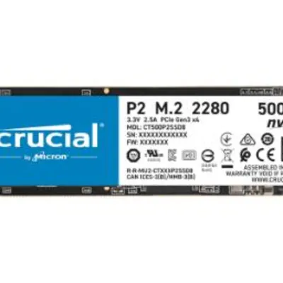 Crucial P2 Nvme M2 500Gb