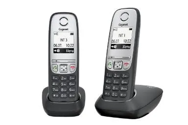 مقارنة Gigaset A415 Duo {request()->input('language_config')['common']['with']} Panasonic Kx Tg6821