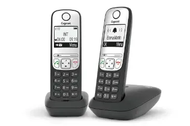 مقارنة Gigaset A690 Duo {request()->input('language_config')['common']['with']} Panasonic Kx Tg6821