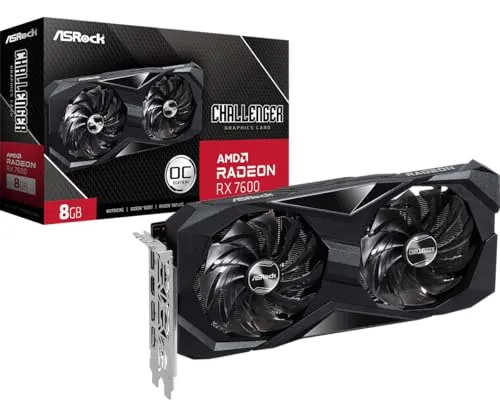 مقارنة Amd راديون Rx 6750 Gre 12Gb {request()->input('language_config')['common']['with']} ASRock RX 7600 Challenger 8GB OC Graphics Card