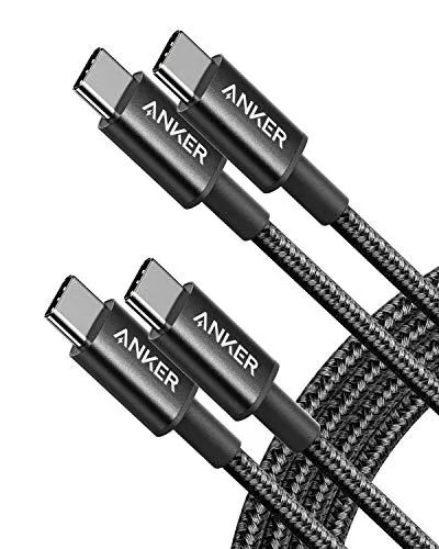 مقارنة Anker 60W USB C Cable 6FT 2-Pack Black {request()->input('language_config')['common']['with']} Baseus Water Drop Type A To Type C 1M