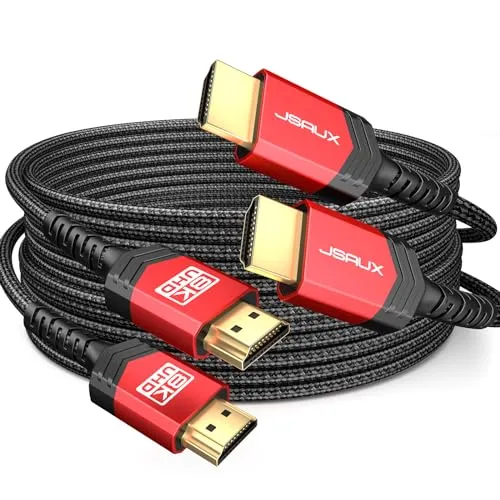 مقارنة JSAUX 10K HDMI 2.1 Cable 10FT 2-Pack {request()->input('language_config')['common']['with']} K Net Plus Kp Ch20020 Hdmi 20 4K 60Hz 2M