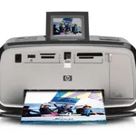 طابعة صور مدمجة HP Photosmart A717 النافثة للحبر، 4800x1200 DPI