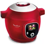 قدر ضغط وطباخ متعدد الوظائف مولينكس Cookeo+ أحمر