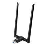 محول شبكة USB لاسلكي ثنائي النطاق LevelOne AC1200