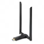 محول شبكة USB لاسلكي ثنائي النطاق LevelOne AC1200