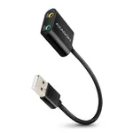 بطاقة صوت خارجية ستيريو USB 2.0 من Axagon ADA-12