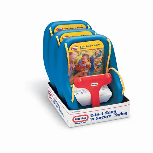 أرجوحة الأطفال Little Tikes 2 في 1 Snug 'n Secure - أزرق (4 قطع)