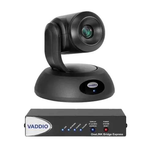 نظام كاميرا مؤتمرات الفيديو Vaddio RoboSHOT 30E HDBT OneLINK Bridge Express PTZ