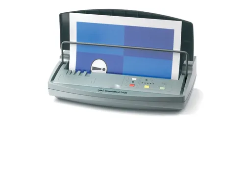 مقارنة آلة تجليد حراري GBC TB500 {request()->input('language_config')['common']['with']} آلة تجليد حراري GBC ThermaBind T400