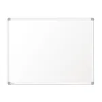 سبورة بيضاء مغناطيسية مينا (Enamel) Nobo Prestige مقاس 1500x1000 مم بإطار من الألومنيوم