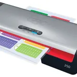 آلة تغليف حراري GBC 250 - 500 مم/دقيقة، أسود، رمادي، أحمر