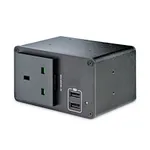 StarTech.com وحدة مقبس طاولة مؤتمرات - وحدة طاقة وشحن USB مدمجة