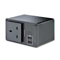 صورة StarTech.com وحدة مقبس طاولة مؤتمرات - وحدة طاقة وشحن USB مدمجة