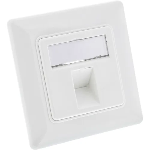 صورة إطار In-Line لتركيب RJ45 بمنفذ واحد BU/LSA
