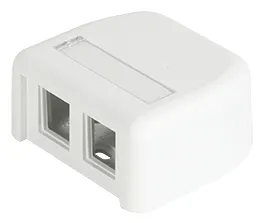 صورة Legrand 404HDJ2-88 صندوق مخرج كهربائي RJ-45 أبيض بلاستيكي