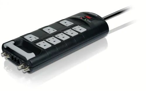 صورة فيليبس SPP3221WA واقي من اندفاع التيار 8 مخارج 2600 جول