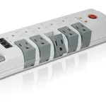 Philips SPP3113WB واقي من اندفاع التيار 10 منافذ دوار أبيض