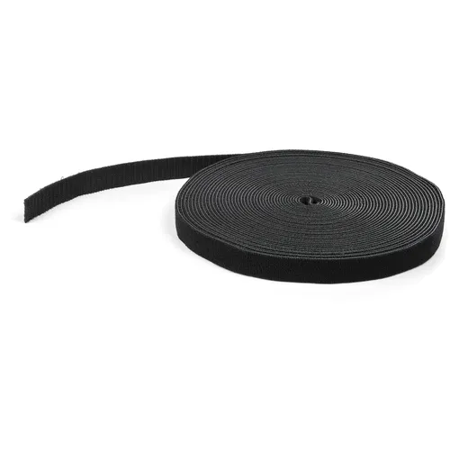 صورة StarTech.com 50ft (15.2m) Black Cut-to-Size Reusable Hook and Loop Cable Tie Roll