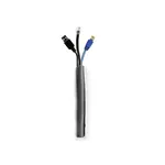Multibrackets M Universal Self-Wrapping Cable Sock, 19mm Diameter, 25m Length, Black