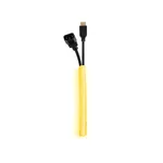 Multibrackets M Universal Self-Wrapping Cable Sock, 10mm Diameter, Yellow, 25m Length