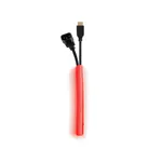 Multibrackets M Universal Self-Wrapping Cable Sock, Diameter 10mm, Length 25m, Red