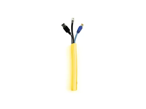 صورة Multibrackets M Universal Self-Wrapping Cable Sock, Diameter 19mm, Length 25m, Yellow