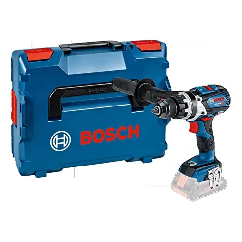 مقارنة Bosch GSB 18V-110 C مثقاب صدم لاسلكي بدون فرش (18 فولت، عزم دوران 110 نيوتن متر، ظرف بدون مفتاح) {request()->input('language_config')['common']['with']} دريل مطرقة لاسلكي Bosch UniversalImpact 18 ببطاريتين نظام 18 فولت