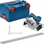 منشار دائري محمول Bosch GKS 55+ GCE مع قضيب توجيه FSN 1400