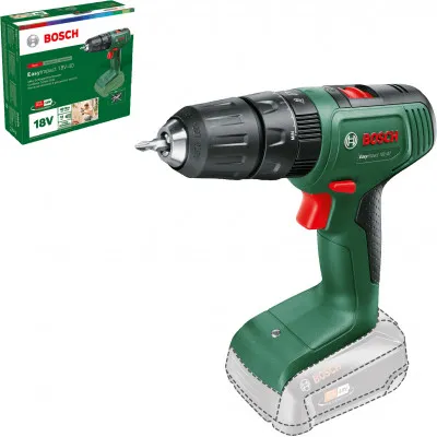 مقارنة مثقاب الصدمات اللاسلكي Bosch EasyImpact 18V-40 (0 603 9 D8 100) - 18 فولت، محرك بدون فرش، عزم دوران 40 نيوتن متر مع Bosch GSB 12V-15 Professional Cordless Hammer Drill Driver 12V 1.5Ah 15 Nm 2-Speed