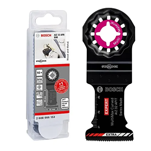 مقارنة Bosch AIZ 32 AB Multi-Tool Blade {request()->input('language_config')['common']['with']} Bosch AIZ 32 APB BIM/Metal Segmented Multi-Tool Blade