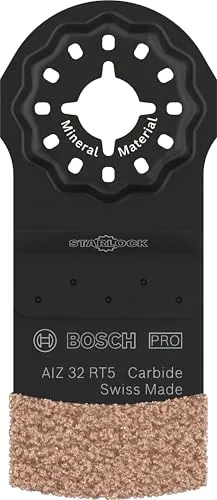 مقارنة Bosch AIZ 32 AB Multi-Tool Blade {request()->input('language_config')['common']['with']} شفرة Bosch AIZ 32 RT5 متعددة الأدوات - قطع كربيد للمواد الصلبة