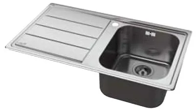 صورة Whirlpool AM 8650 IX/LH Stainless Steel Kitchen Sink