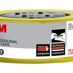 شريط لاصق قماشي 3M PT39944 أصفر بطول 50 متر