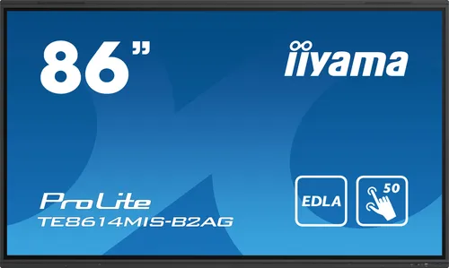 صورة شاشة iiyama TE8614MIS-B2AG-STD تفاعلية رقمية 86 بوصة 4K UHD
