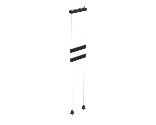 صورة Ergonomic Solutions SpacePole حامل سلكي داخل النافذة لحلول اللافتات الرقمية بطول 5 متر